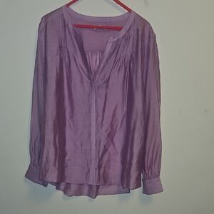 Chico's Tencel Purple Blouse - Size 3